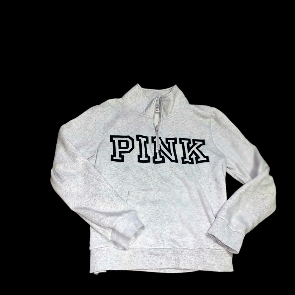 VS  PINK 3/4 Zip Sweatshirt